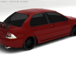 mitsubishi lancer ix 3D Model