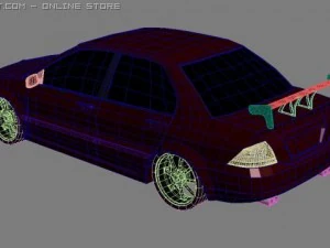 mitsubishi lancer ix 3D Model
