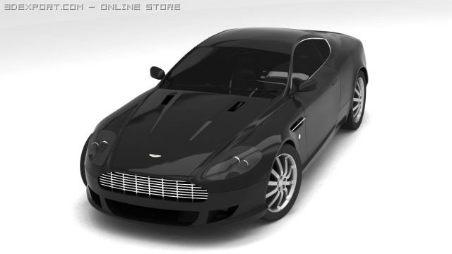 aston martin Modèle 3D .c4d .max .obj .3ds .fbx .stl .blend 