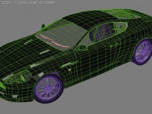 aston martin Modèle 3D