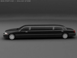 lincoln limusine 3D Model