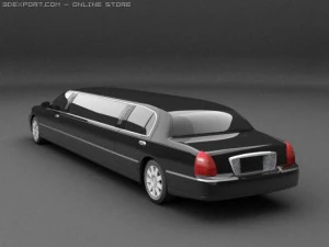 lincoln limusine 3D Model