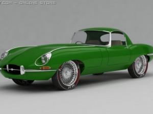 jaguar etype 3Dモデル