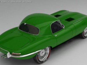 jaguar etype 3Dモデル