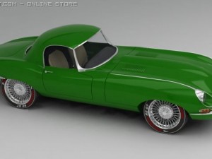 jaguar etype 3Dモデル