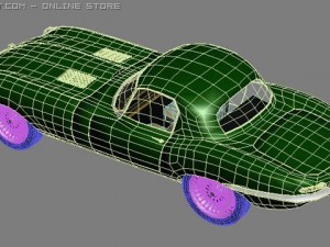 jaguar etype 3Dモデル