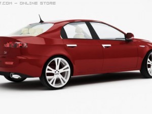 alfa romeo 159 3D 模型