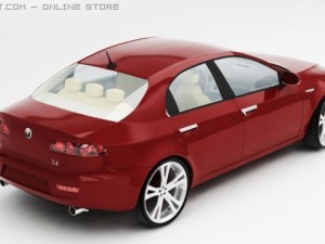 alfa romeo 159 3D 模型