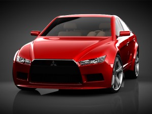 mitsubishi lancer sportback Model 3D