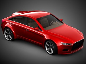 mitsubishi lancer sportback Model 3D