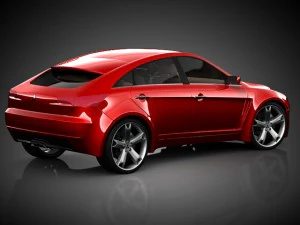 mitsubishi lancer sportback 3D Model