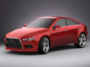 mitsubishi lancer sportback 3D Model