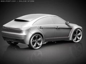 mitsubishi lancer sportback 3D Model