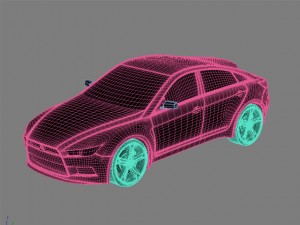 mitsubishi lancer sportback Model 3D