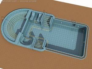swimming pool 3Dモデル
