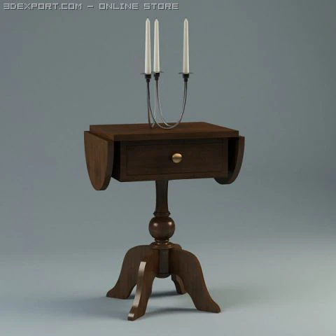 arcibaldo coffee table 3D Model .c4d .max .obj .3ds .fbx .stl .blend 