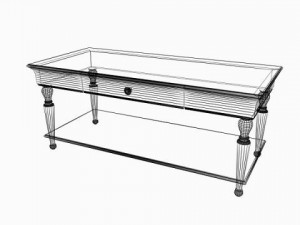 cremona cofee table 3D 모델