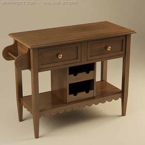 delia cupboard 3D 模型 .c4d .max .obj .3ds .fbx .stl .blend 