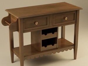 delia cupboard 3D 模型