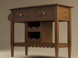 delia cupboard 3D 模型