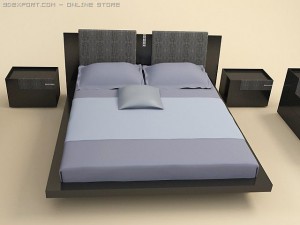 diamond bedroom set 3Dモデル