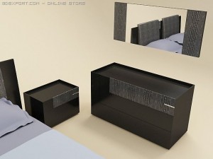 diamond bedroom set 3Dモデル