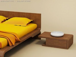 flo bedroom set 3D Model