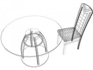 dining set 3D Model