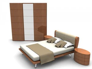 bintang set kamar tidur Model 3D