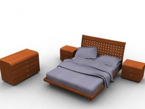 bedroom set1 3D Model