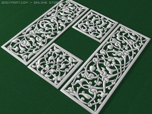 decorative element 3D मॉडल