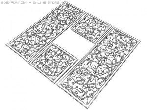 decorative element 3D मॉडल