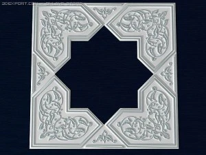 decorative element in arabic s 3D Model