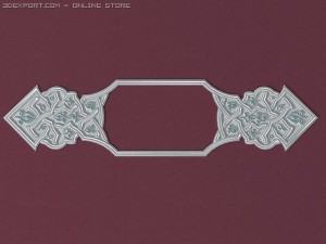 east arabic decorative elem 3D Model