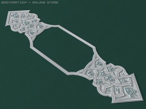 east arabic decorative elem 3Dモデル