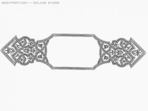 east arabic decorative elem 3Dモデル
