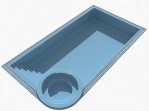 swimming pool 01 Modelo 3D
