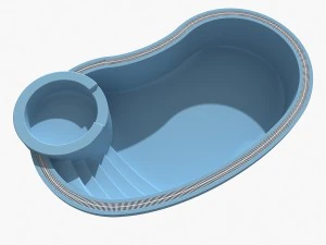 swimming pool 02 3D Model