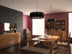 dining room set sttropez 3D Model