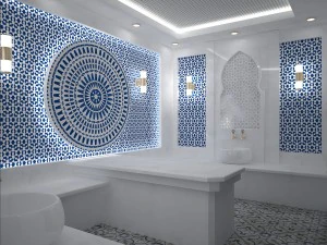 white turkish hamam 3D Model