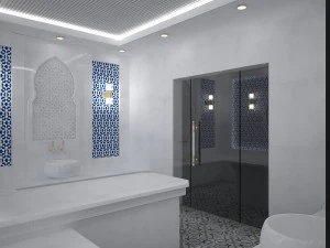 white turkish hamam 3D Model