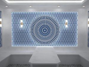 white turkish hamam 3D Model