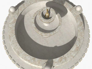 marble fountain 3D Model