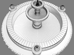 marble fountain 3D Model