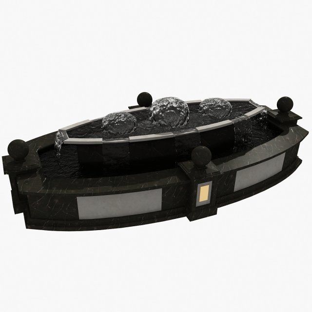 dark fountain Modelo 3D .c4d .max .obj .3ds .fbx .stl .blend 