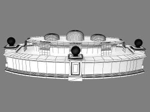 dark fountain 3D Model