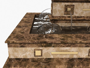 marble fountain 2 3D मॉडल