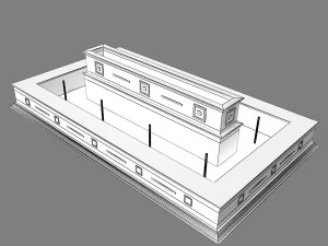marble fountain 2 3D Model