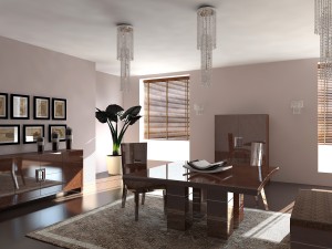 living room furniture set 02 3D-Modell