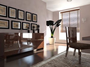 living room furniture set 02 3D-Modell